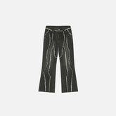 Wave Stitch Denim Jeans